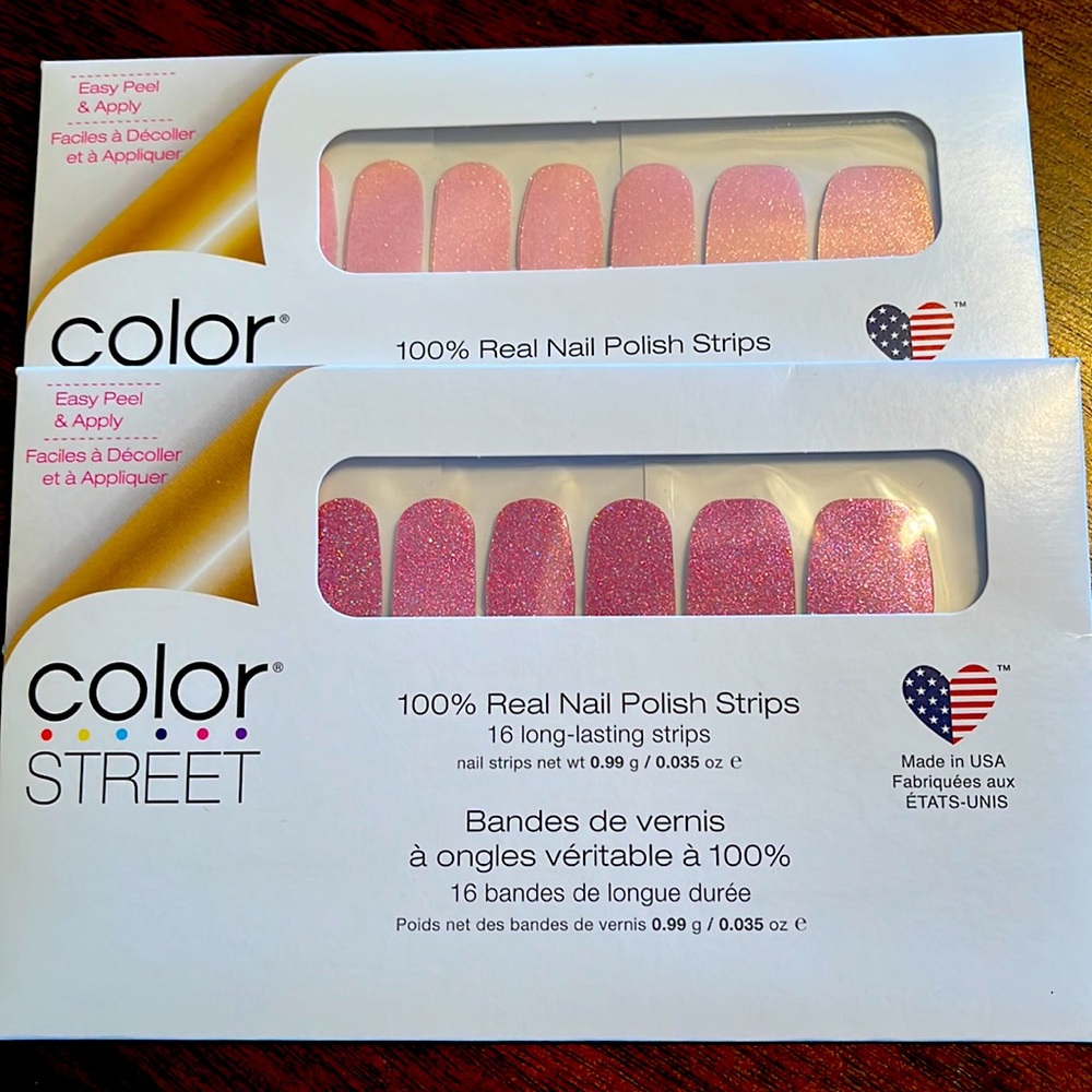 New in package- Set of 2 Color Street nail strips
